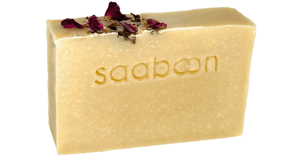 BOTANICAL SOAP - SAABOON - Indulge in the soothing benefits of our botanical soap, blending calming lavender and geranium.