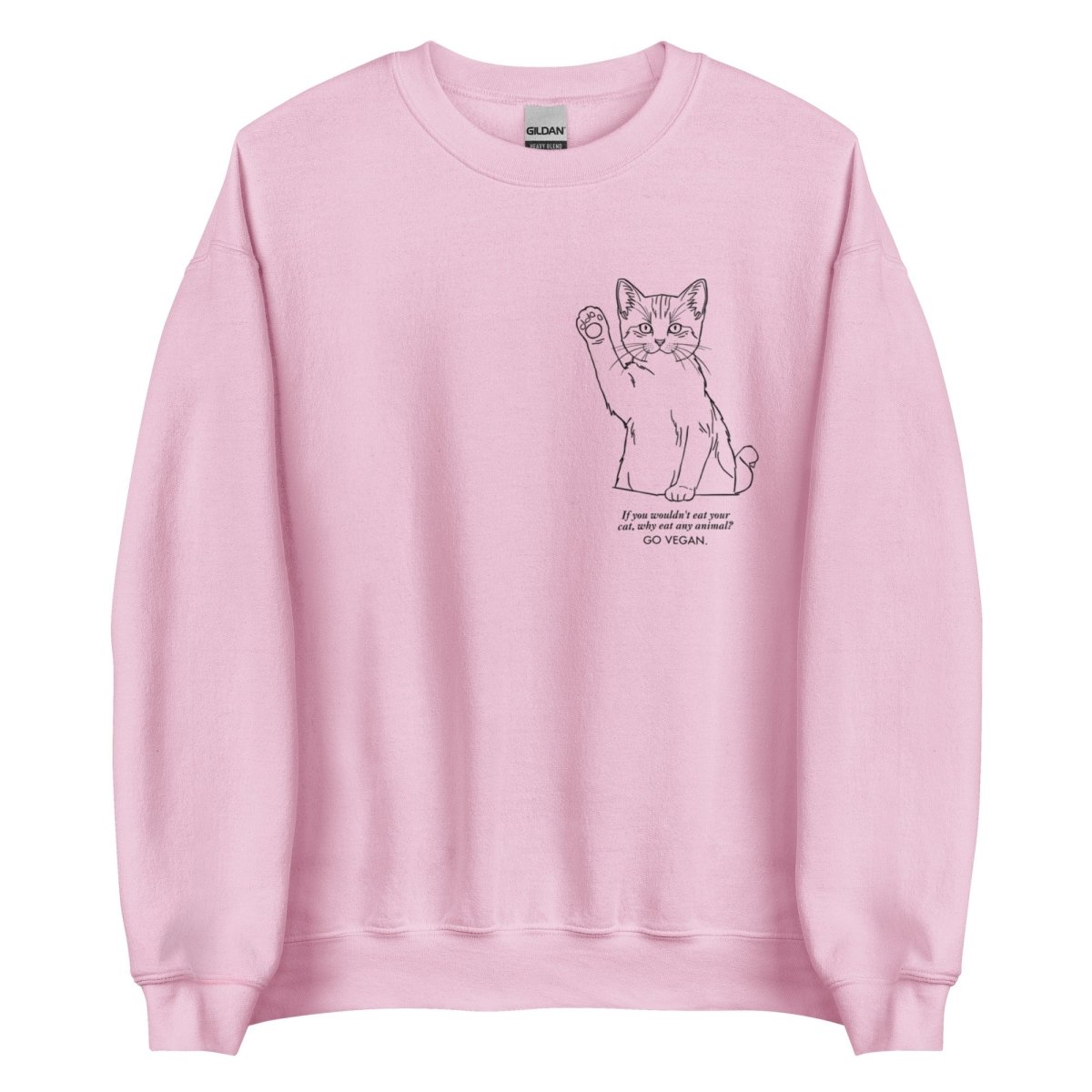 Cat Go Vegan - Unisex Sweatshirt - SAABOON