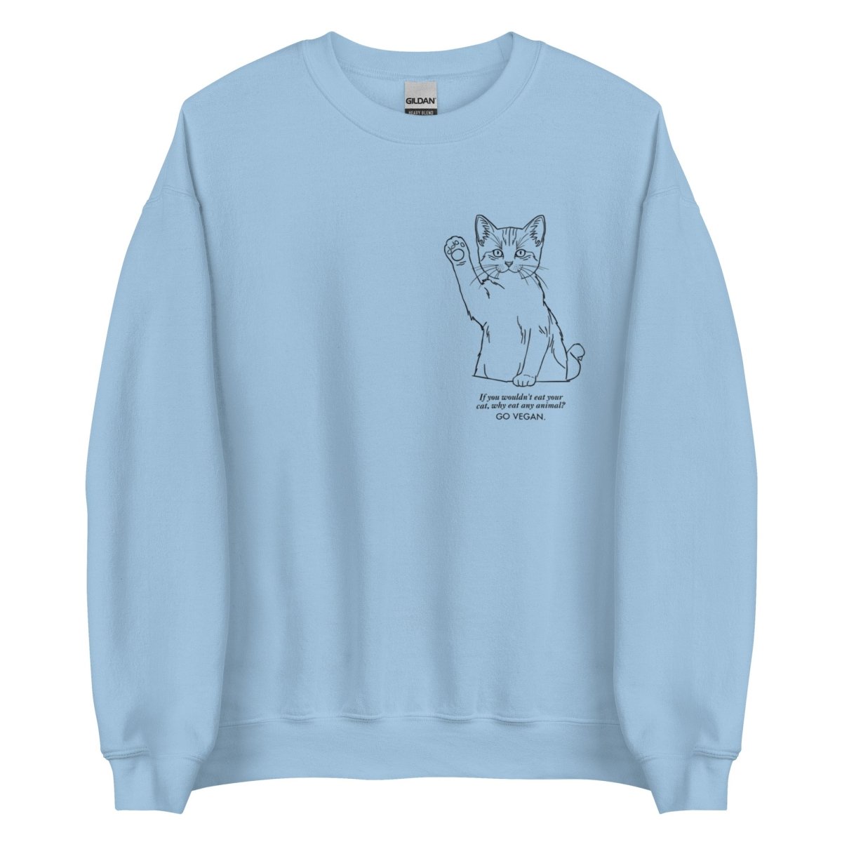 Cat Go Vegan - Unisex Sweatshirt - SAABOON