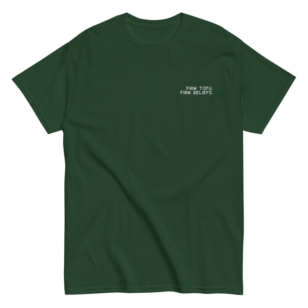 Firm Tofu. Firm Beliefs - Unisex classic tee - SAABOON