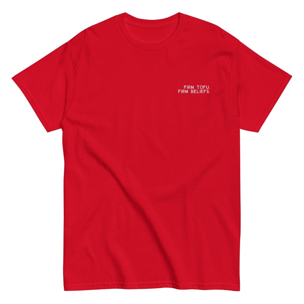 Firm Tofu. Firm Beliefs - Unisex classic tee - SAABOON