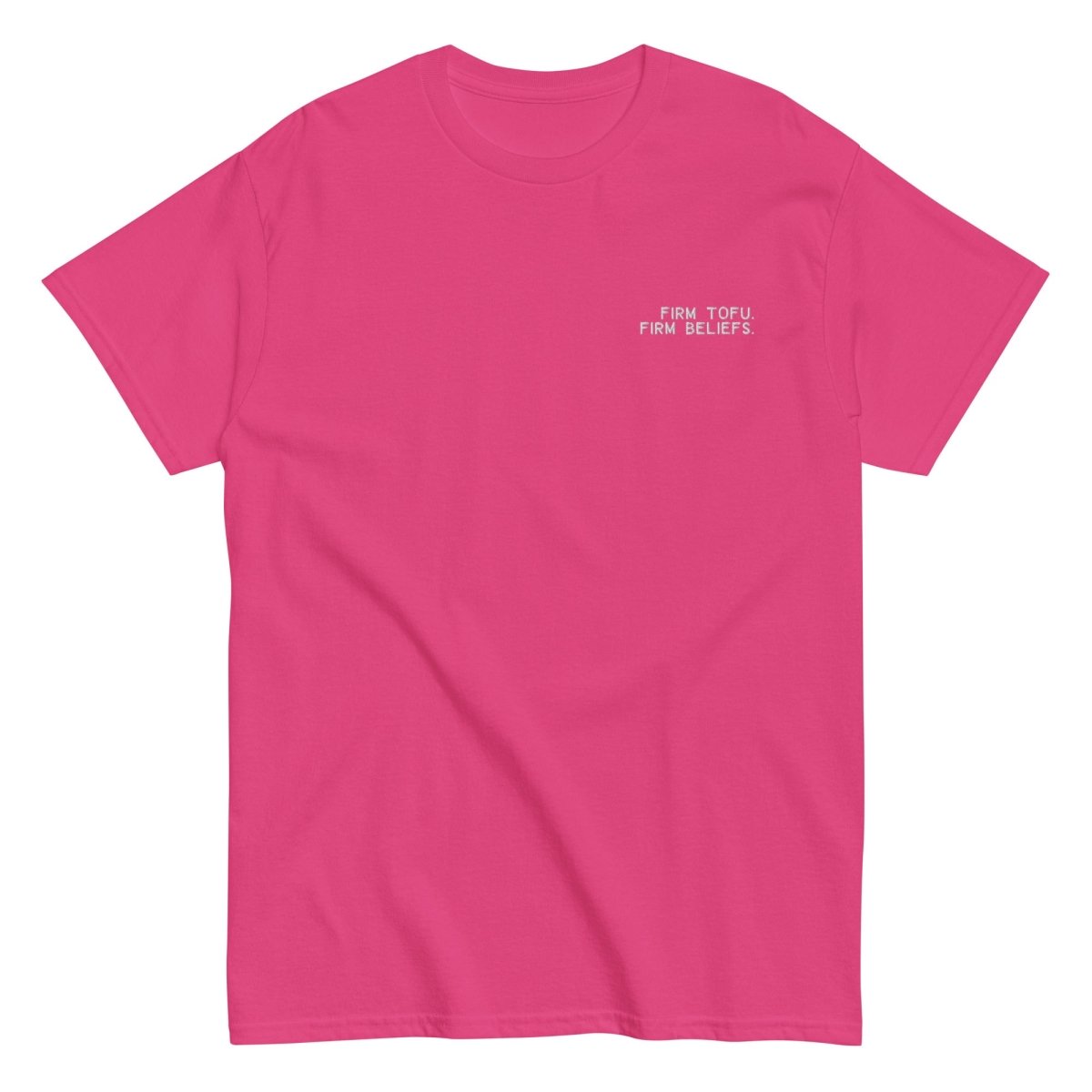 Firm Tofu. Firm Beliefs - Unisex classic tee - SAABOON