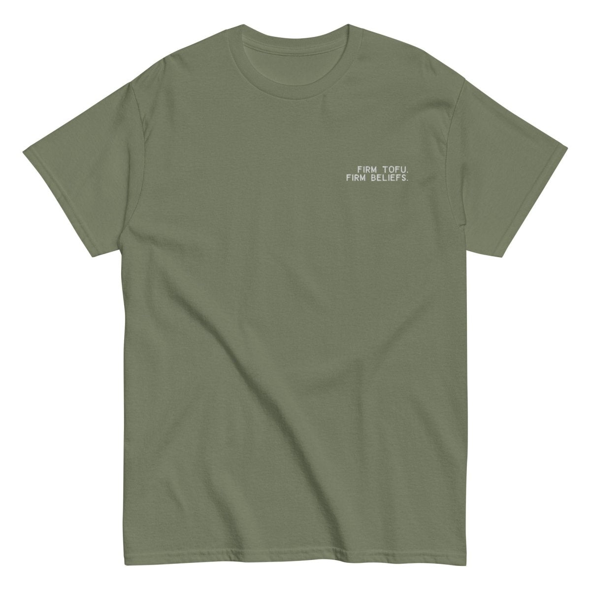 Firm Tofu. Firm Beliefs - Unisex classic tee - SAABOON