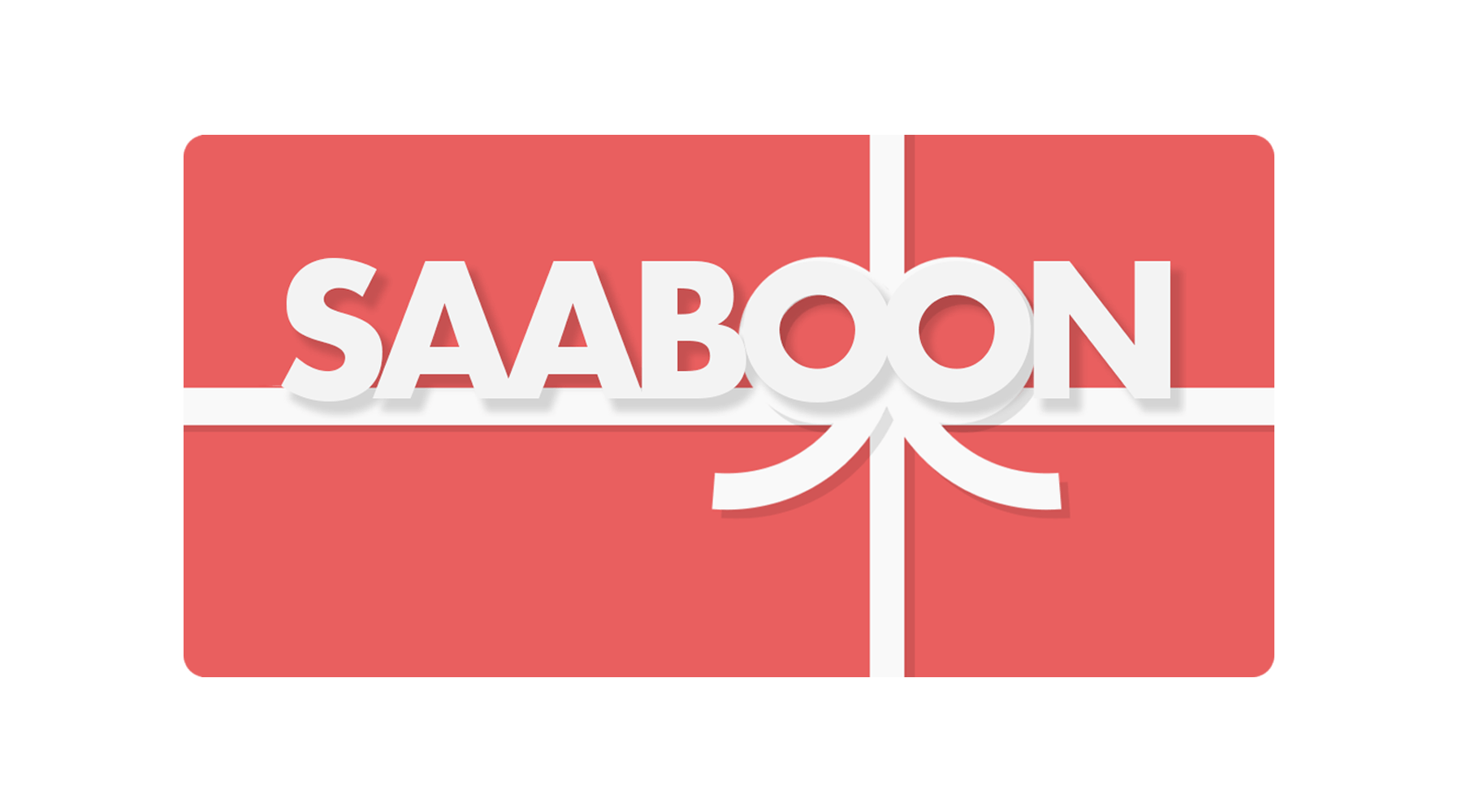 Gift Card - SAABOON - Offer the gift of choice with our versatile gift card, redeemable for a wide range of products.