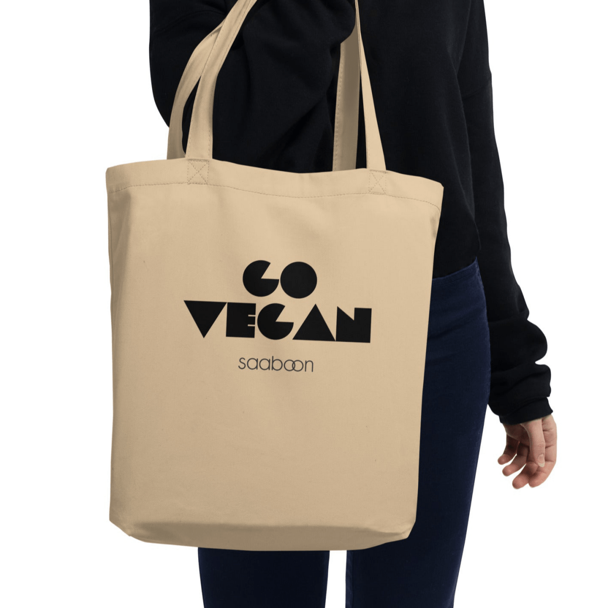 Go Vegan - Eco Tote Bag - SAABOON