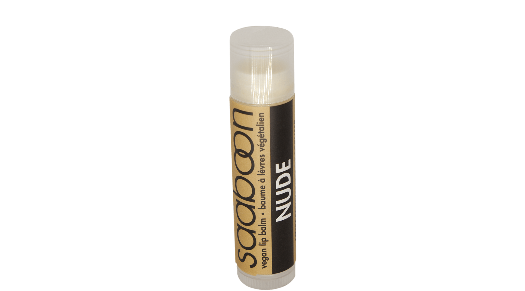 NUDE LIP BALM - SAABOON - Natural, soothing hydration for your lips, free from added scent.