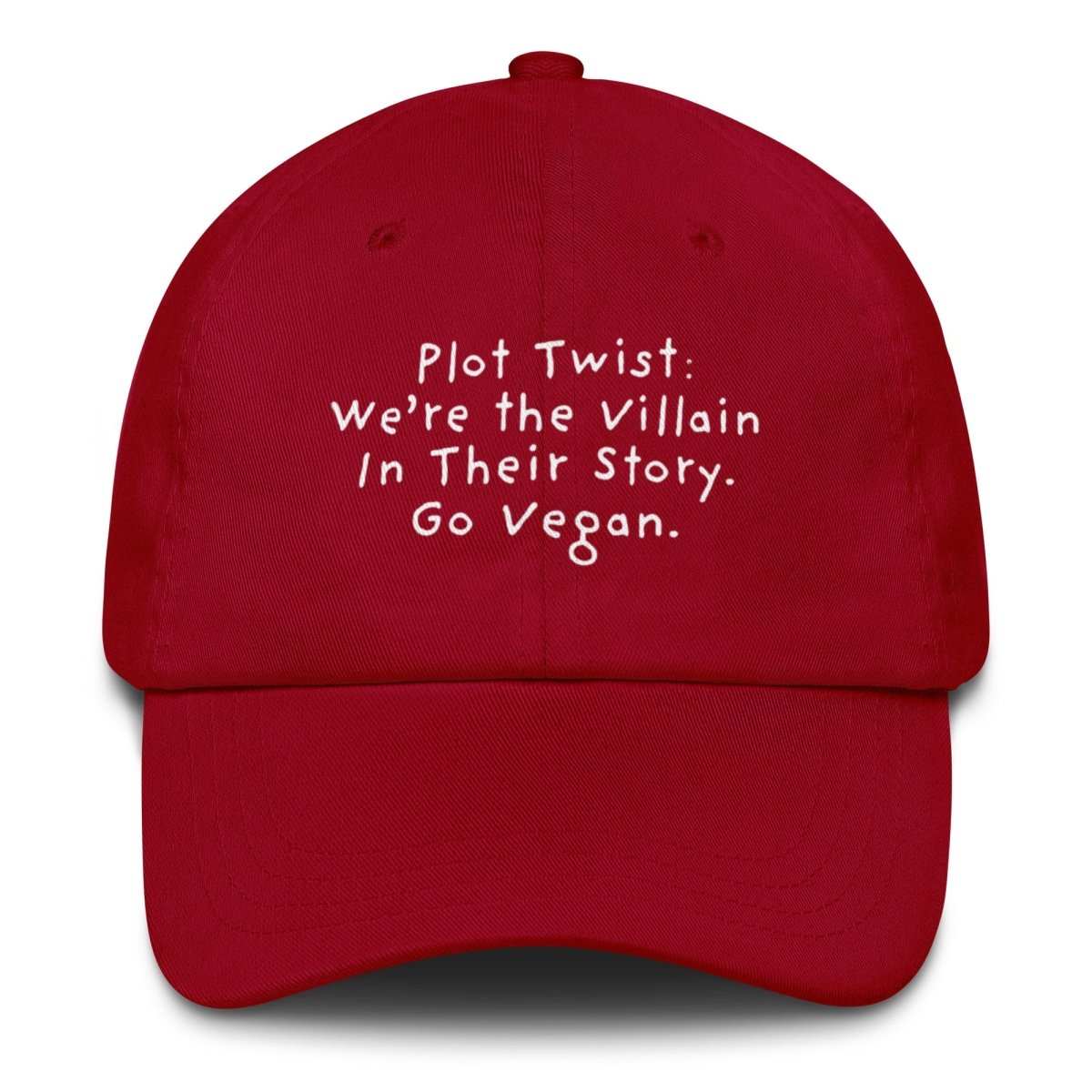 Plot Twist: We're the Villian in Their Story. Go Vegan - SAABOON