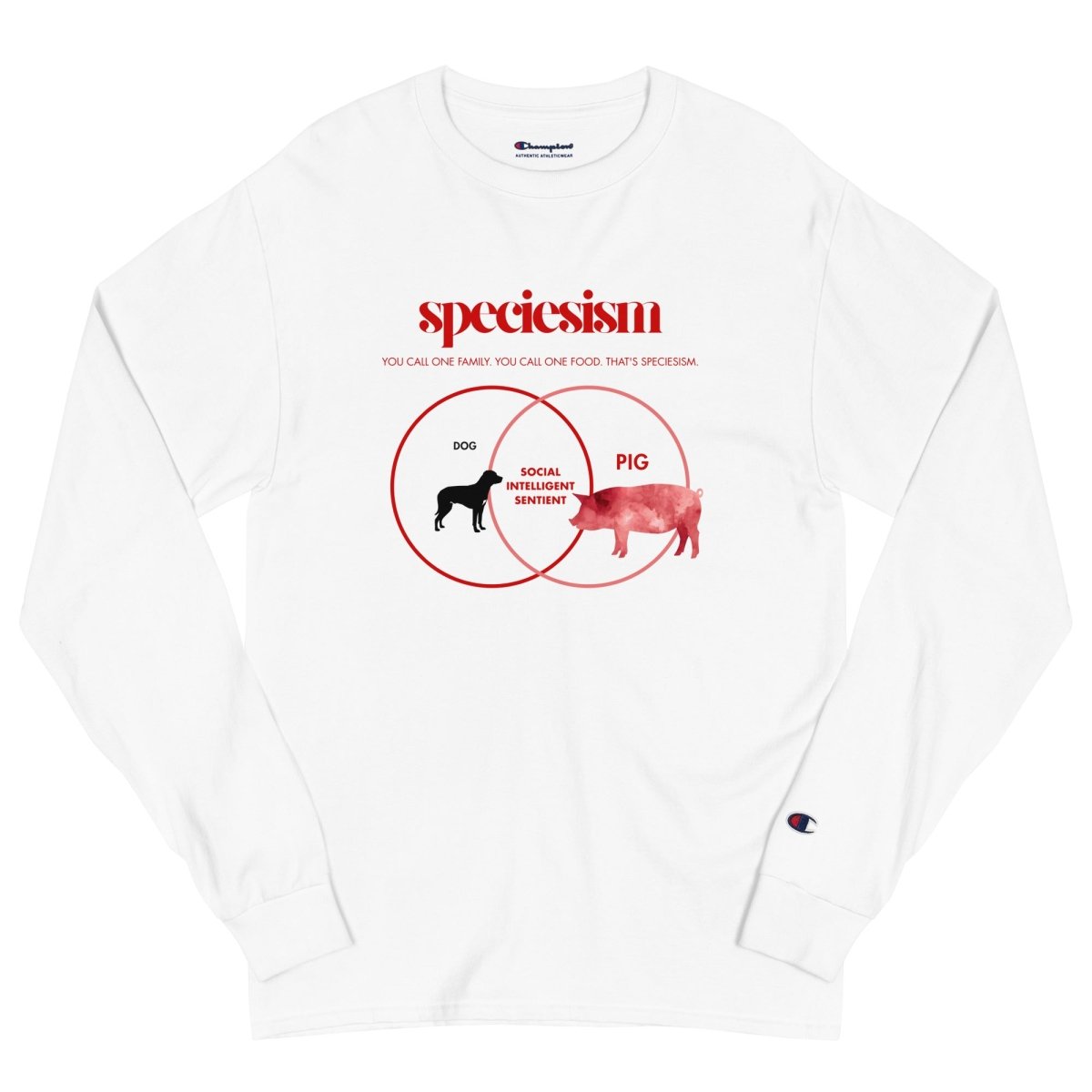Speciesism - Champion Long Sleeve Shirt - SAABOON