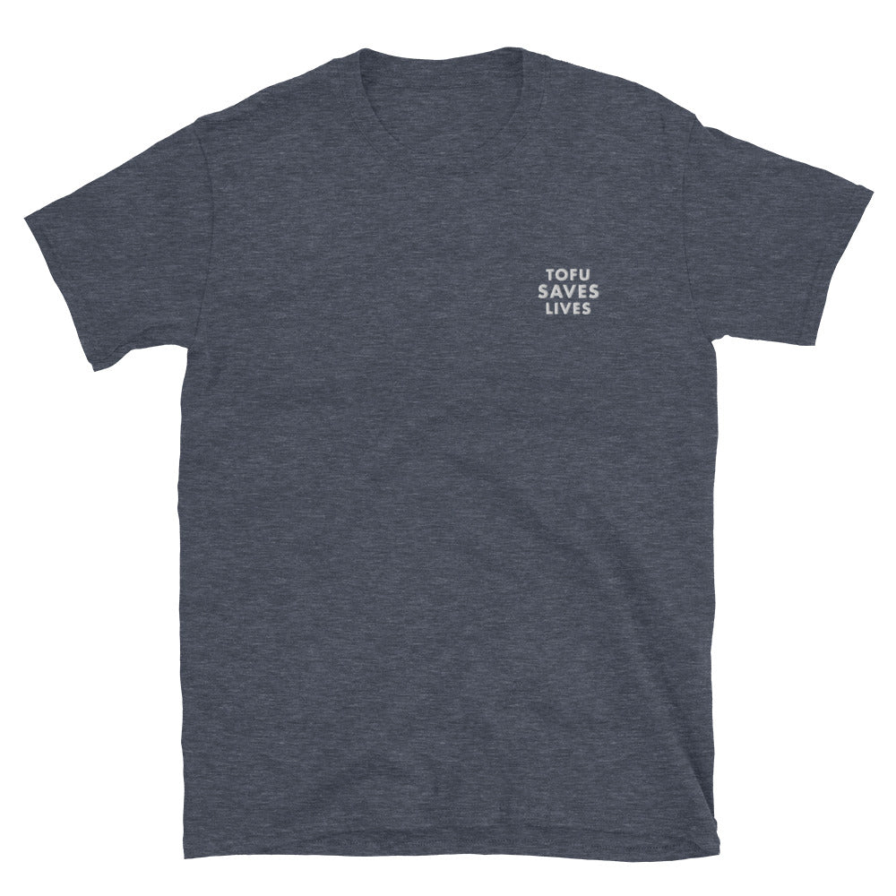 Tofu Saves Lives - Short - Sleeve Unisex T-Shirt - SAABOON