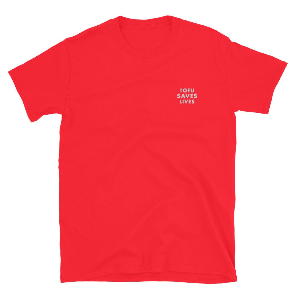 Tofu Saves Lives - Short - Sleeve Unisex T-Shirt - SAABOON