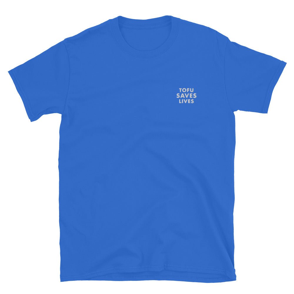 Tofu Saves Lives - Short - Sleeve Unisex T-Shirt - SAABOON