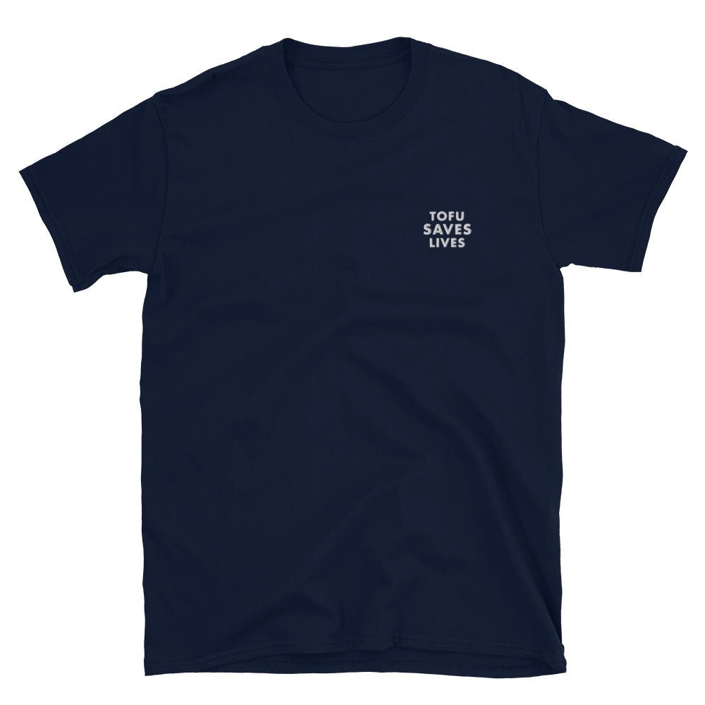 Tofu Saves Lives - Short - Sleeve Unisex T-Shirt - SAABOON