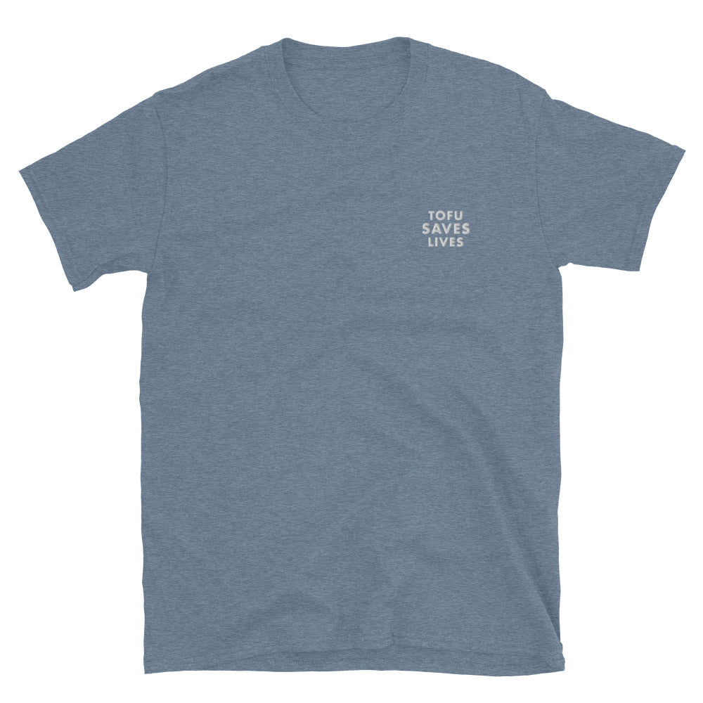 Tofu Saves Lives - Short - Sleeve Unisex T-Shirt - SAABOON