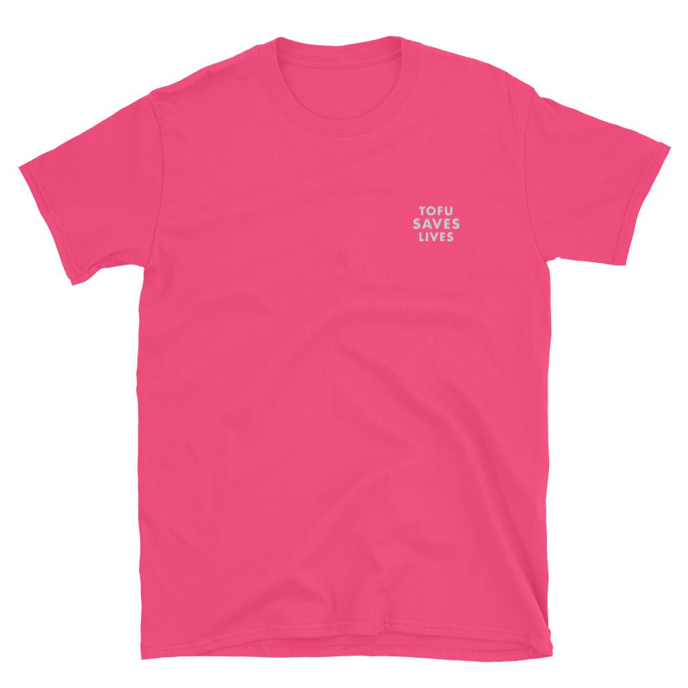 Tofu Saves Lives - Short - Sleeve Unisex T-Shirt - SAABOON