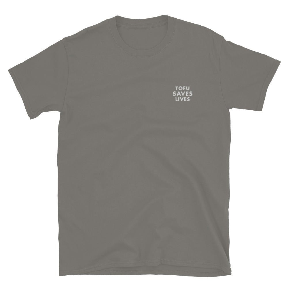 Tofu Saves Lives - Short - Sleeve Unisex T-Shirt - SAABOON