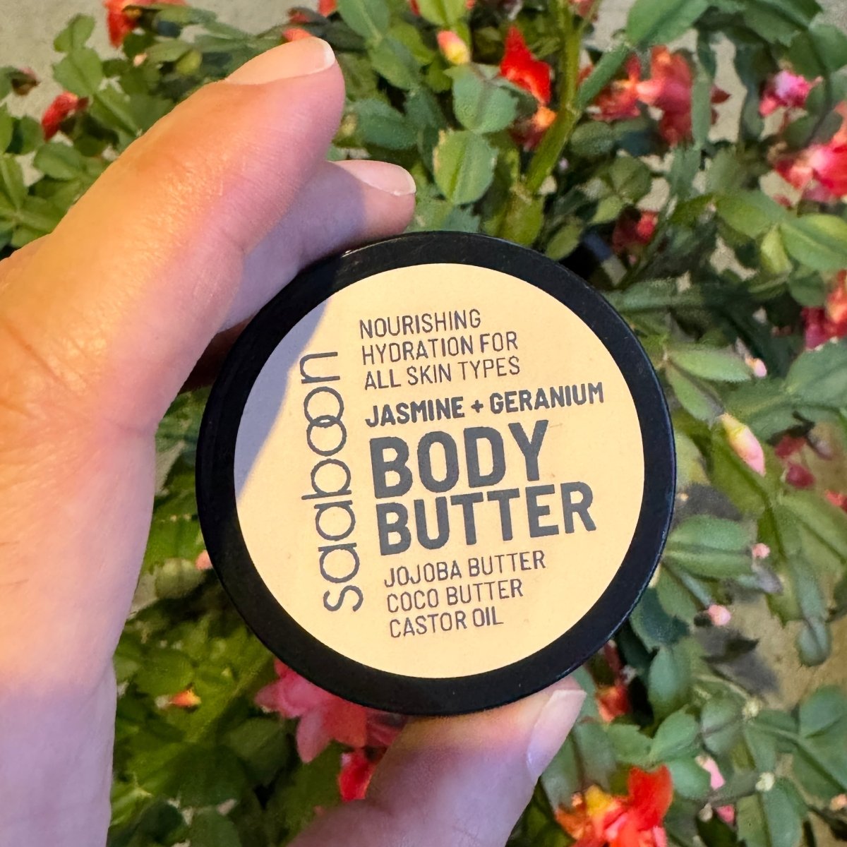 BODY BUTTER (jasmine + Geranium) - SAABOON