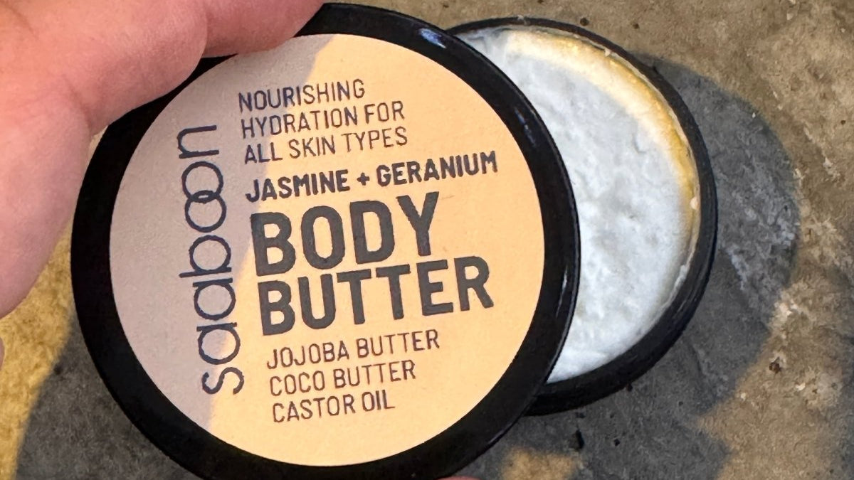 BODY BUTTER (jasmine + Geranium) - SAABOON